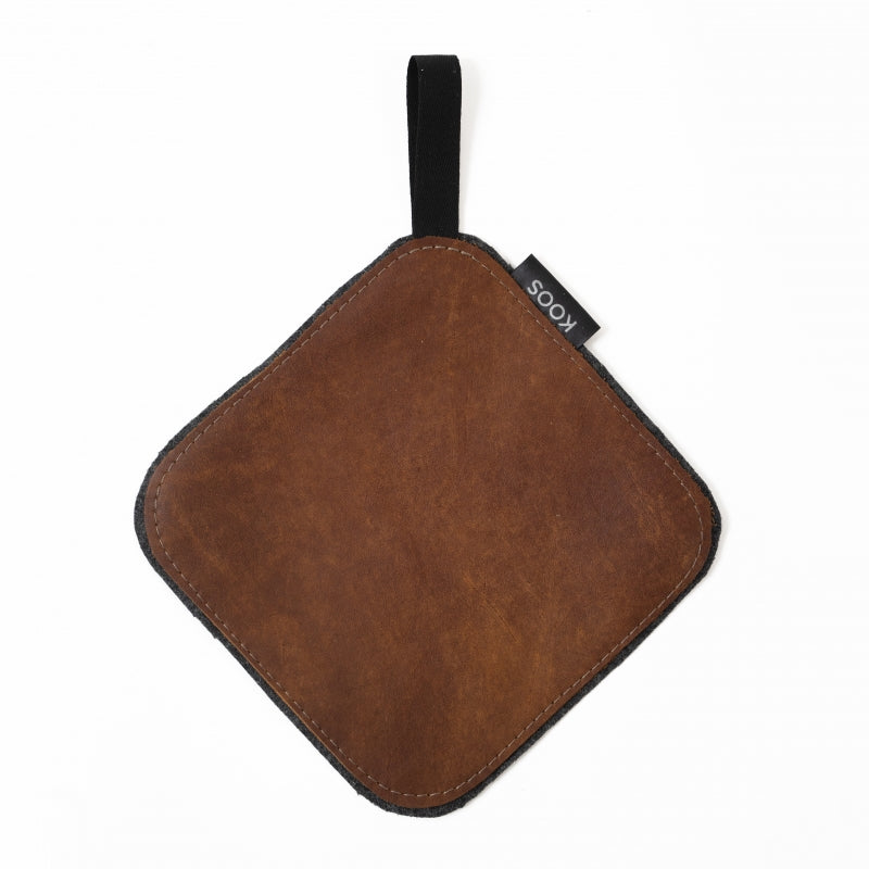Leather Pot Holder - Different colors - Kotikauppa