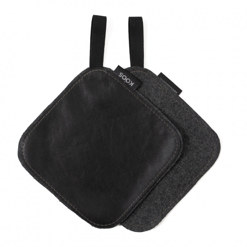 Leather Pot Holder - Different colors - Kotikauppa