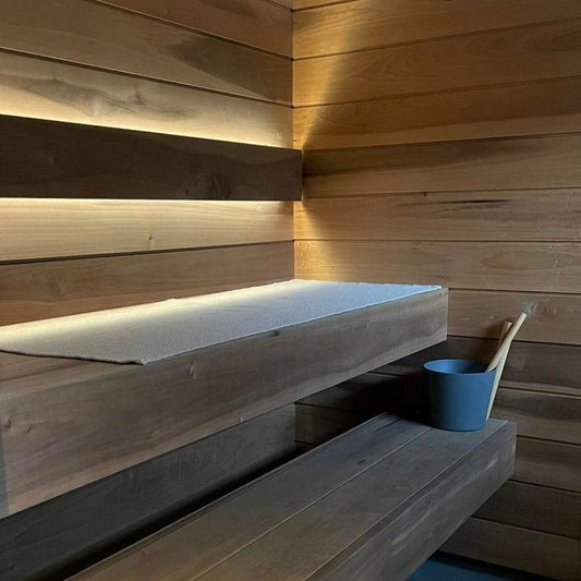 Linen Sauna Seat Cover - Beige - Kotikauppa