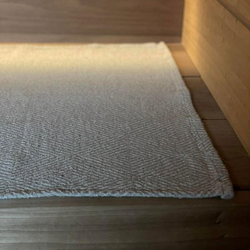 Linen Sauna Seat Cover - Beige - Kotikauppa