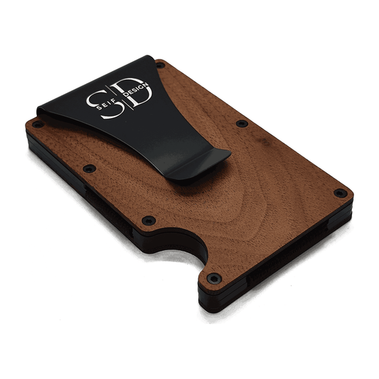 Lite Walnut - Card Holder with RFID Blocking - Kotikauppa