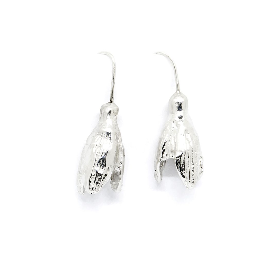 Earrings - SPRING Snowdrops with Hooks