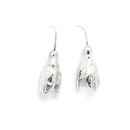 Earrings - SPRING Snowdrops with Hooks