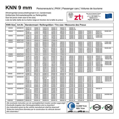 Lumiketjut 9mm KNN65 - Kotikauppa