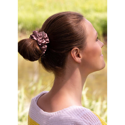 Luxury Silk Scrunchie - Lilac - Kotikauppa