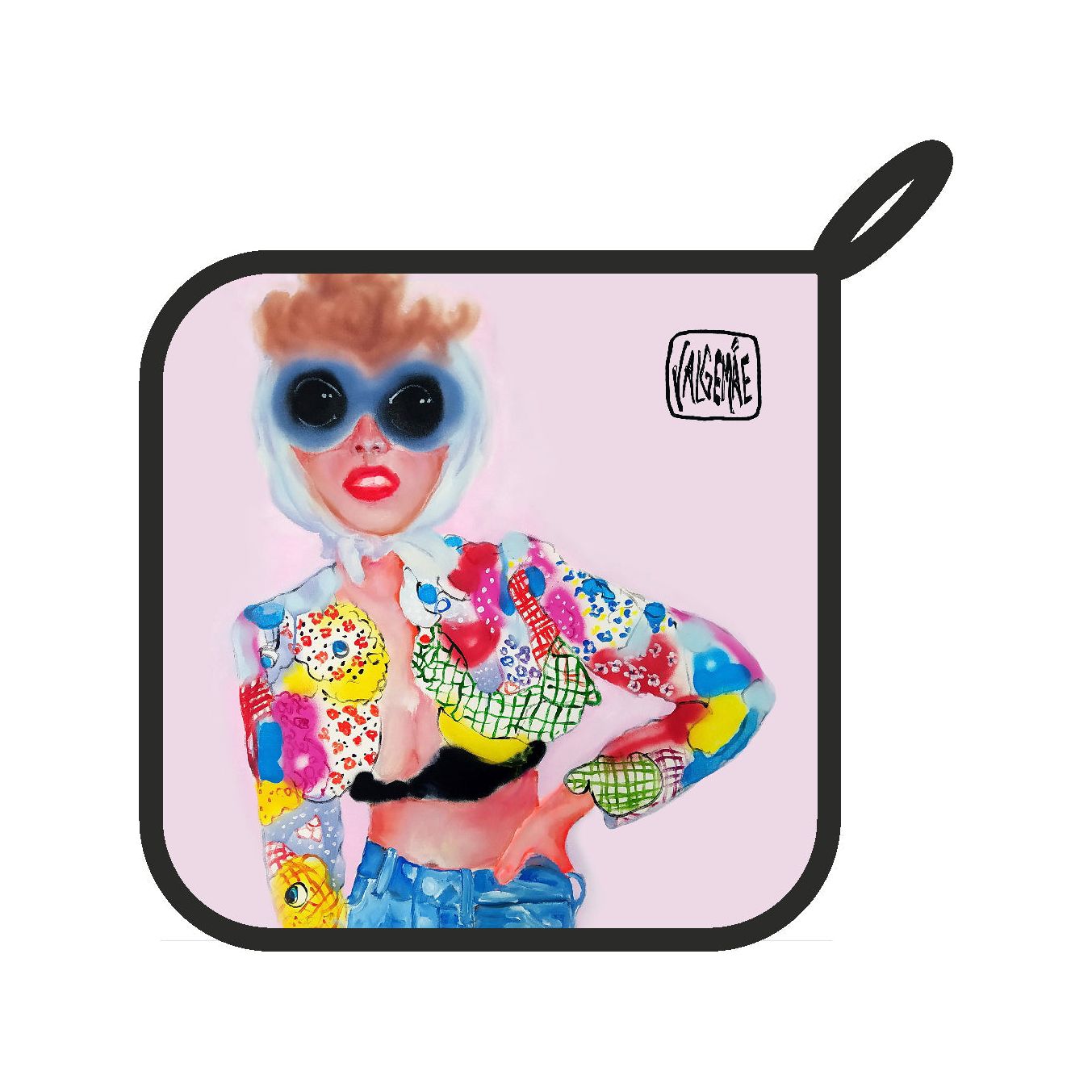 Pot holder "Chick in Moschino"