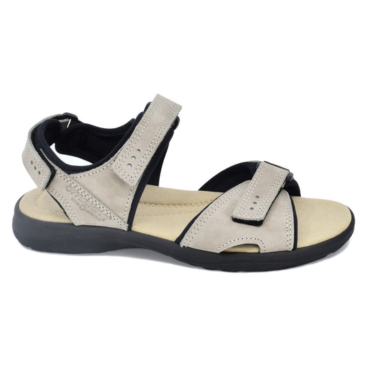 Liiva Women's Leather Sandals - Grey