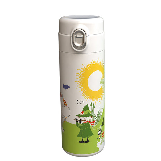 Termospullo Muumi 420 ml valko-vihreä | MM37205