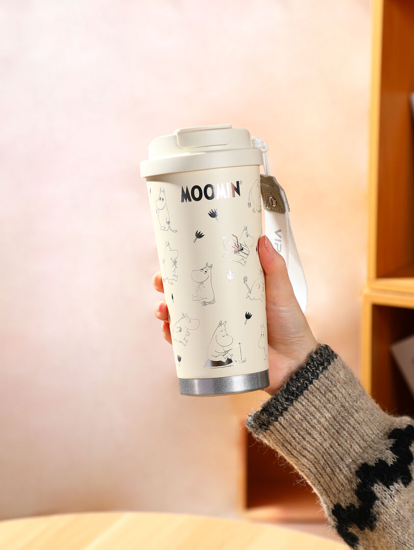 Take away-termos Muumi Muumipeikko, valkoinen 580 ml