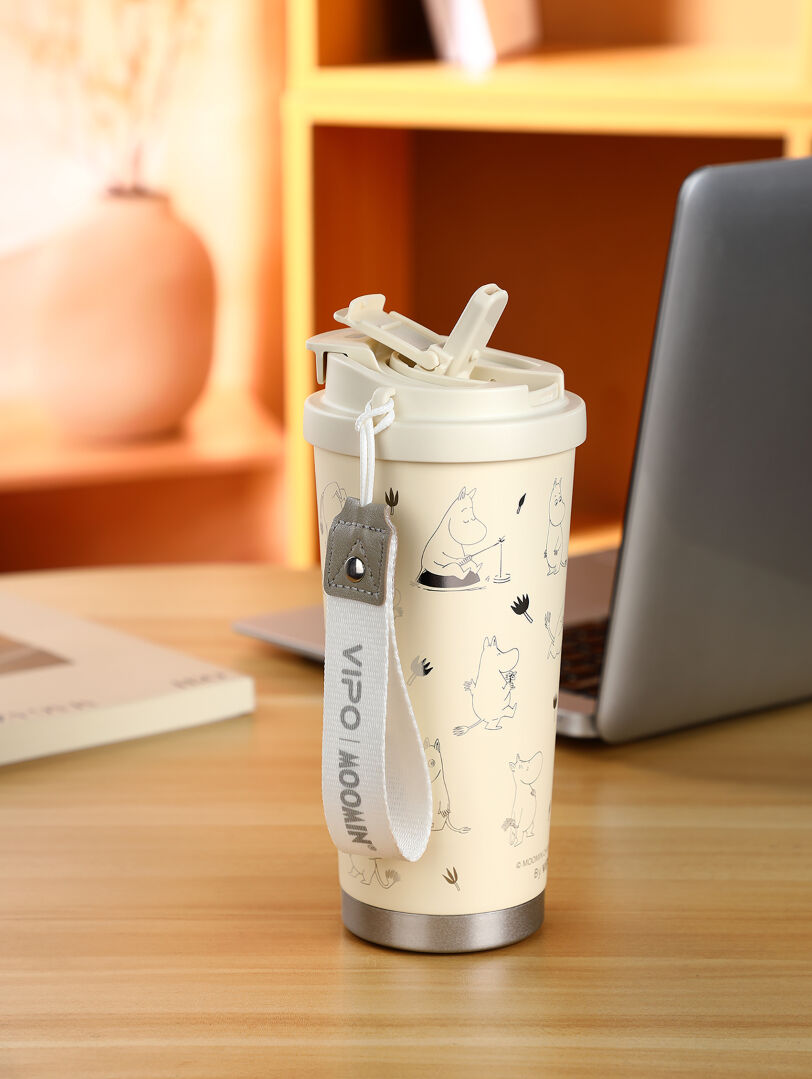 Take away-termos Muumi Muumipeikko, valkoinen 580 ml