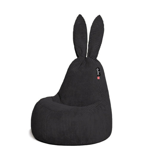 Säkkituoli Qubo™ Mommy Rabbit Onyx FEEL FIT - Kotikauppa