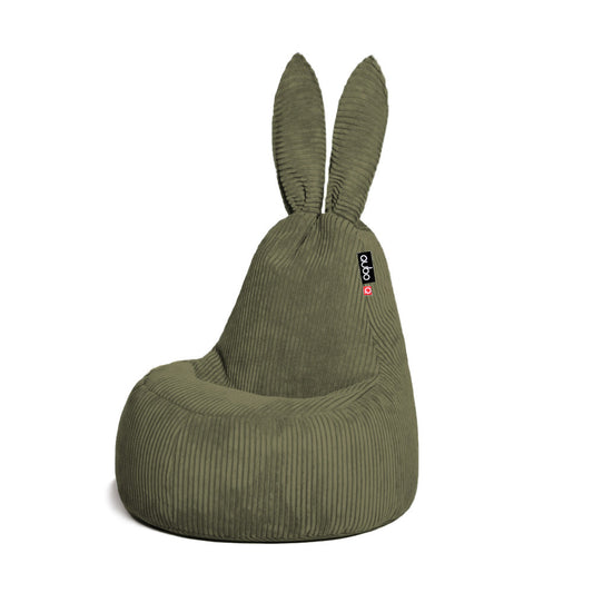 Säkkituoli Qubo™ Mommy Rabbit Moss FEEL FIT - Kotikauppa