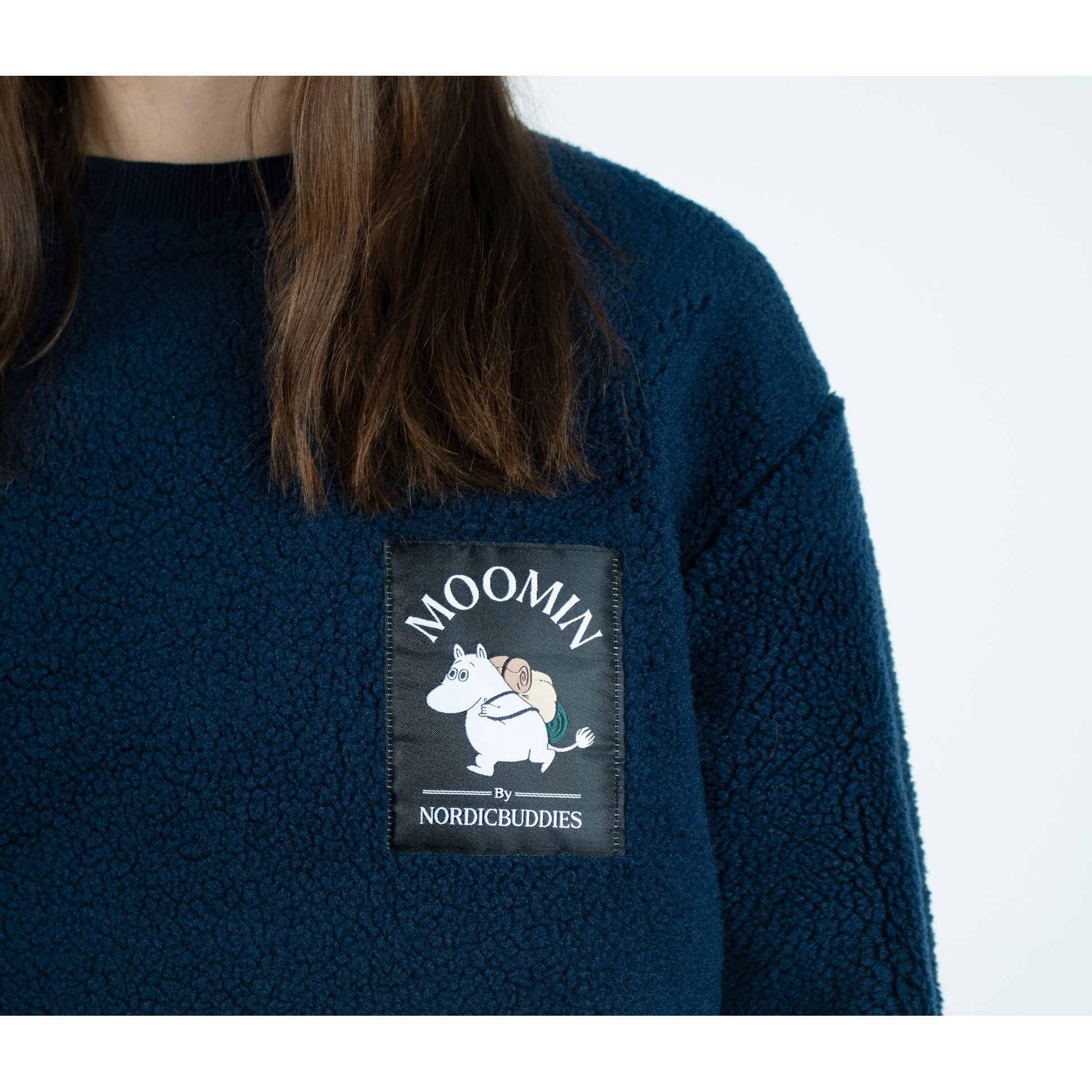 Moomintroll Adventure Fleece - Navy/White