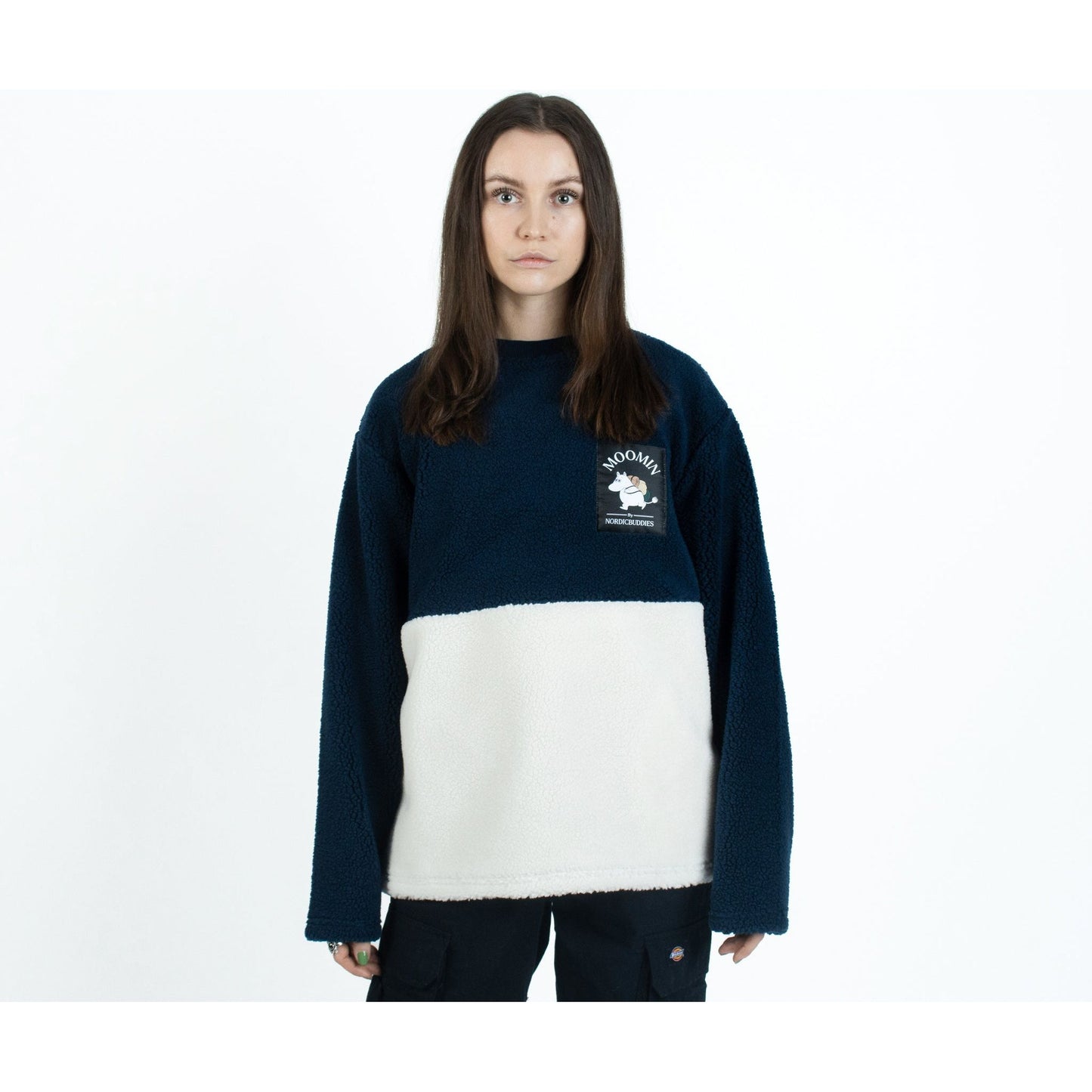 Moomintroll Adventure Fleece - Navy/White