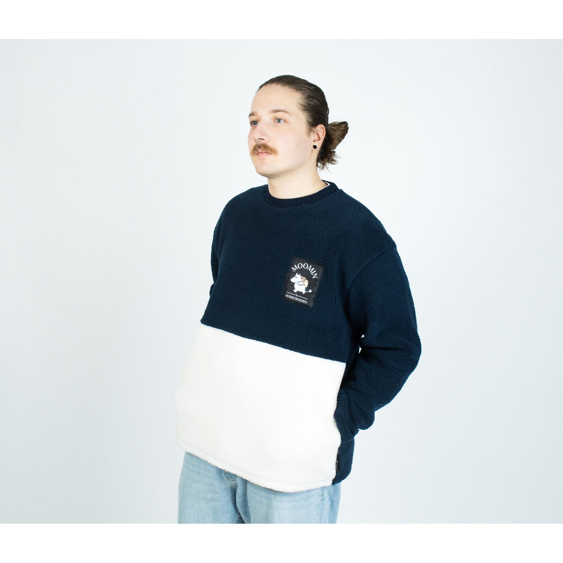 Moomintroll Adventure Fleece - Navy/White