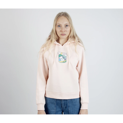 Moomintroll's Adventure Hoodie Ladies - Light Pink