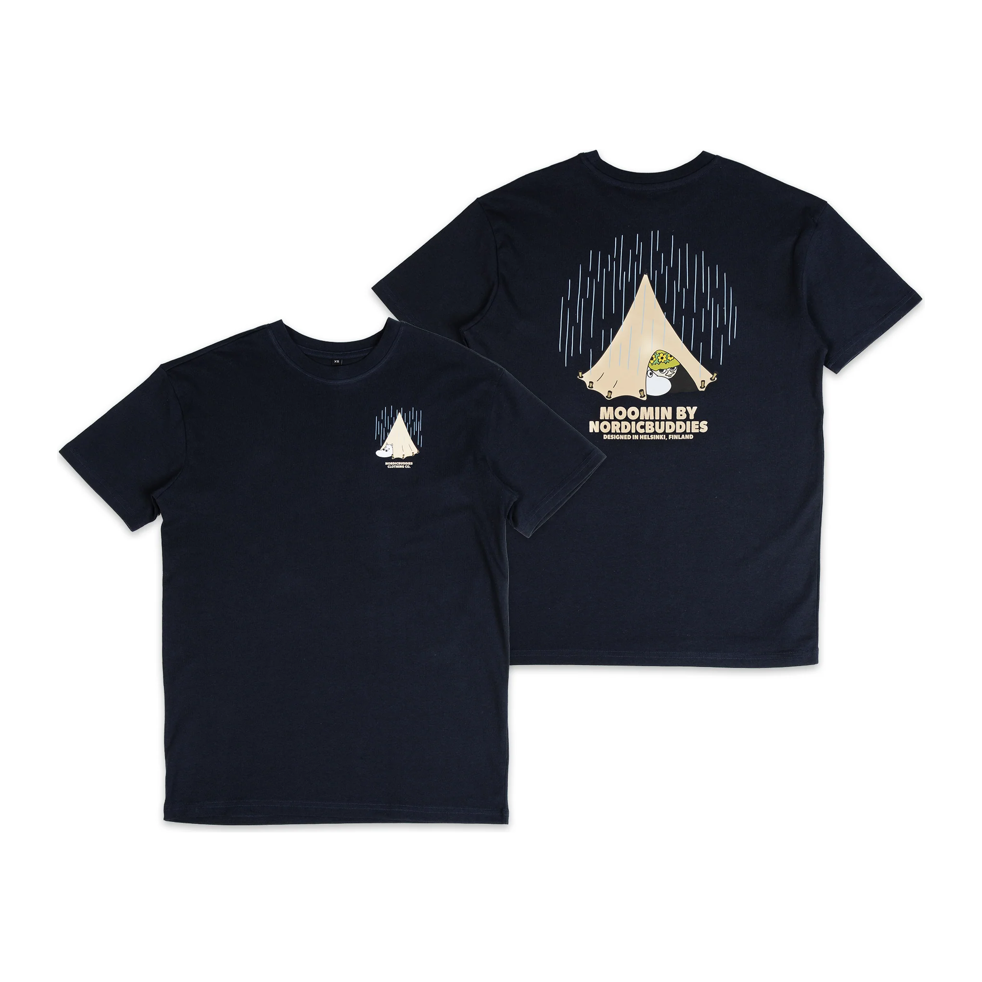 Moomin Adventure T-Shirt Unisex - Navy