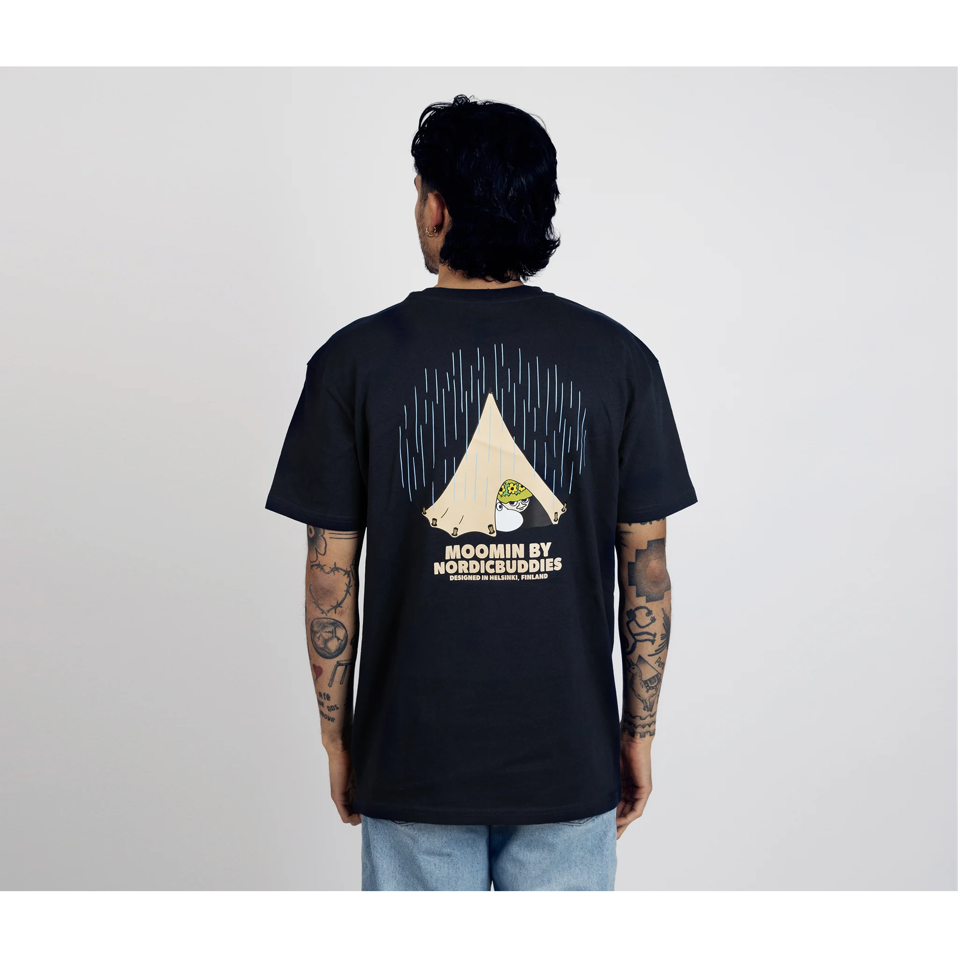 Moomin Adventure T-Shirt Unisex - Navy