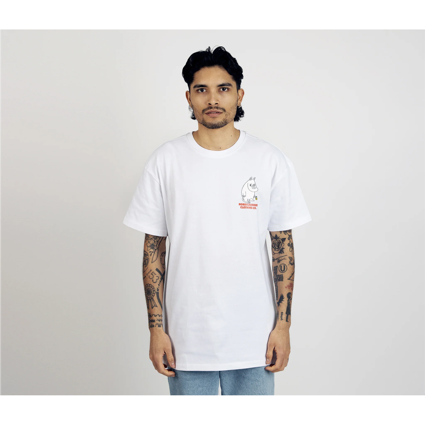 Moomintroll's Flower T-Shirt Unisex - White