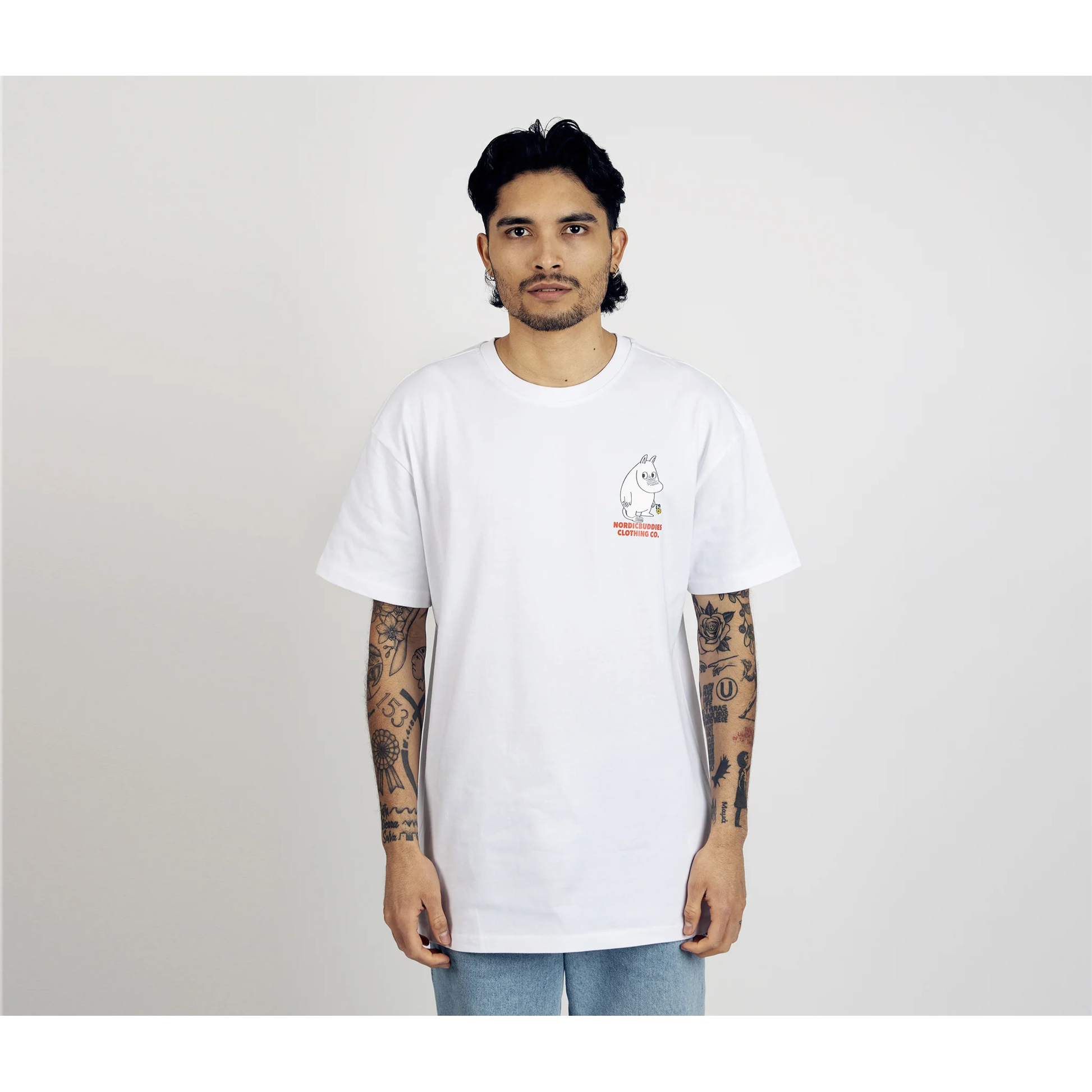 Moomintroll's Flower T-Shirt Unisex - White