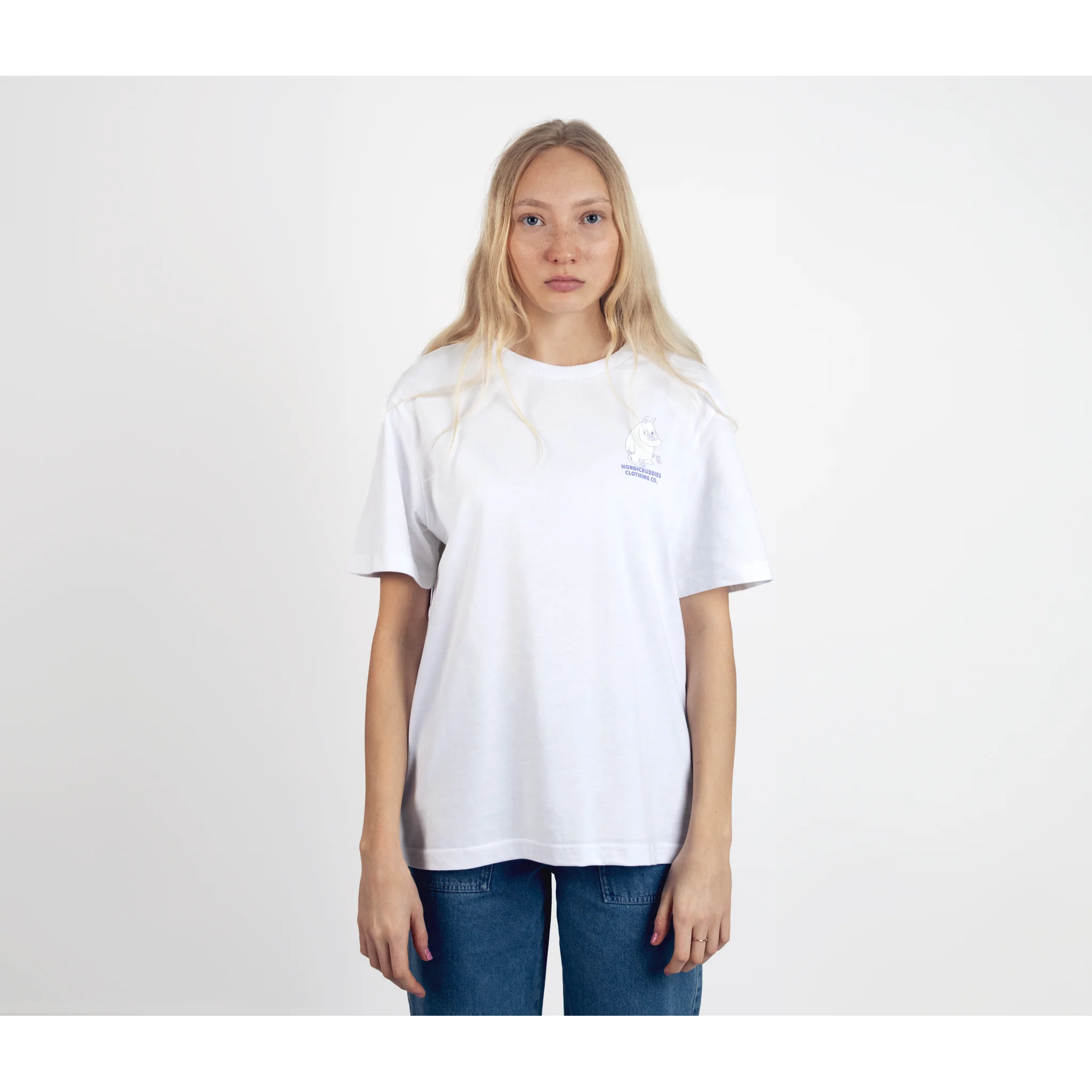 Moomintroll's Flower Everyday T-Shirt Women - White
