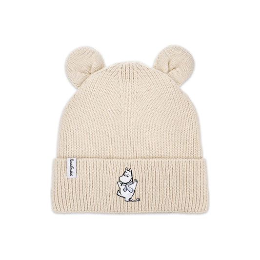 Moomintroll Winter Hat With Ears for Kids - Beige