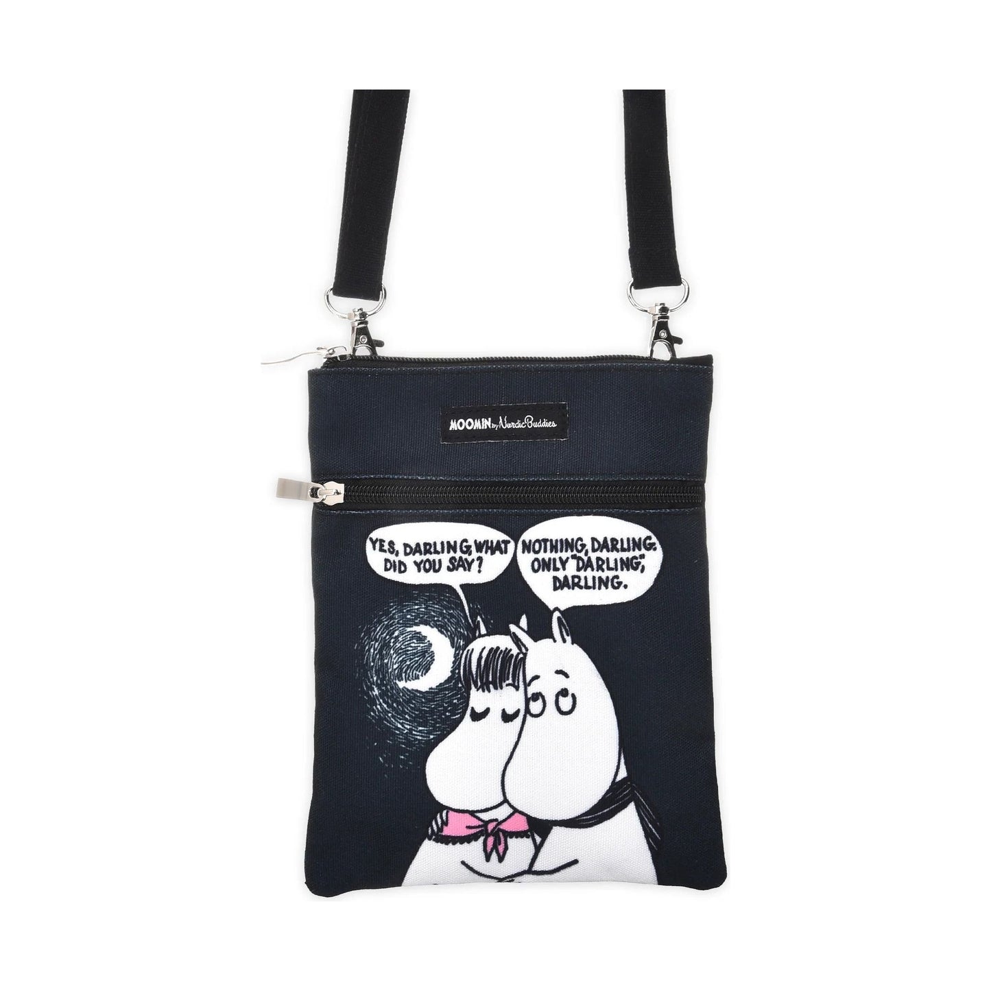 Moomin Love Neck Bag - Black