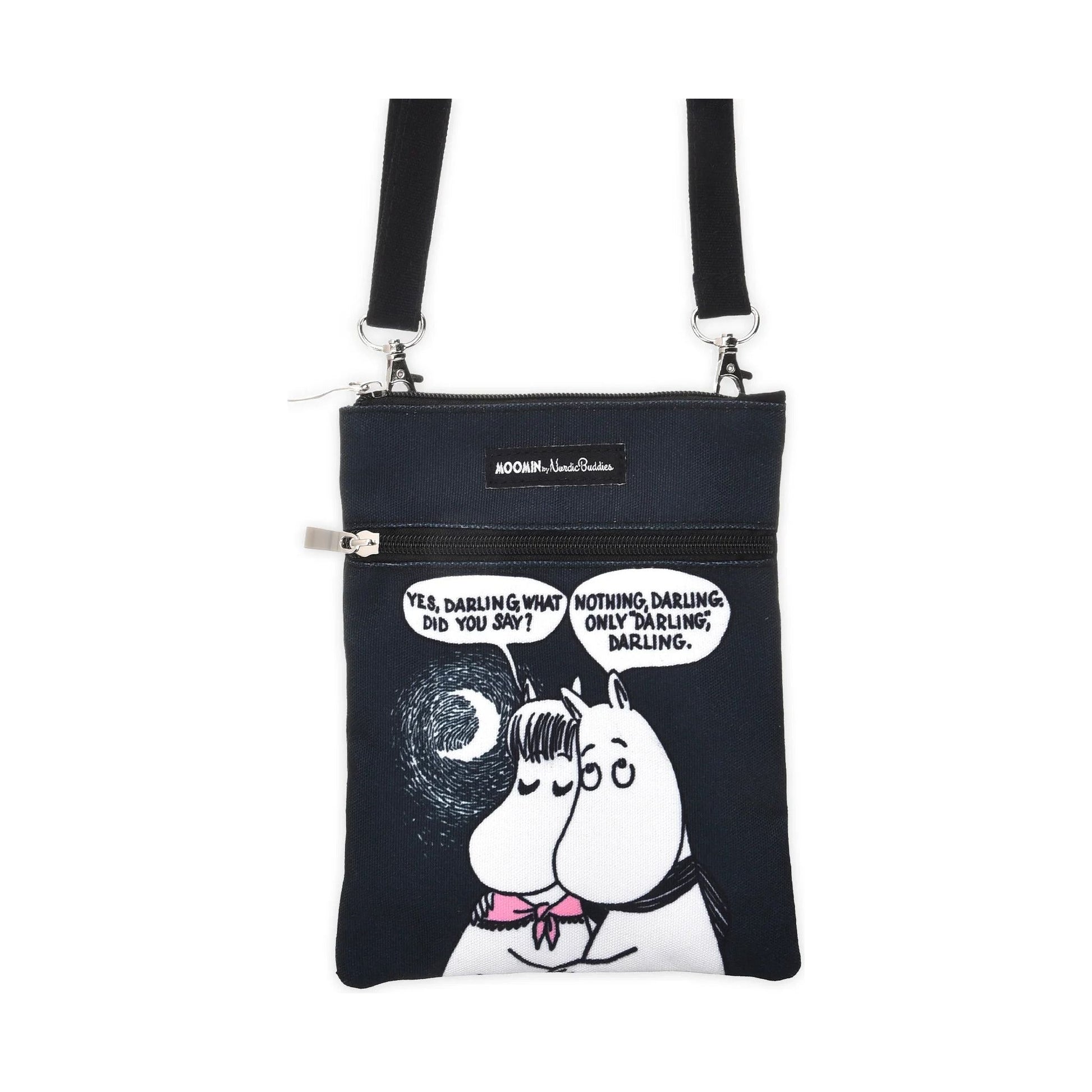 Moomin Love Neck Bag - Black