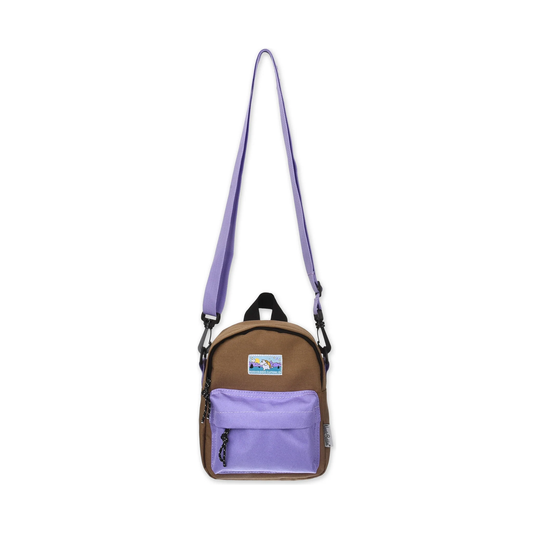 Moomintroll Adventure Cross Body Bag - Brown and Lilac