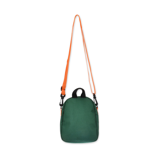 Moomintroll Adventure Cross Body Bag - Dark Green and Orange