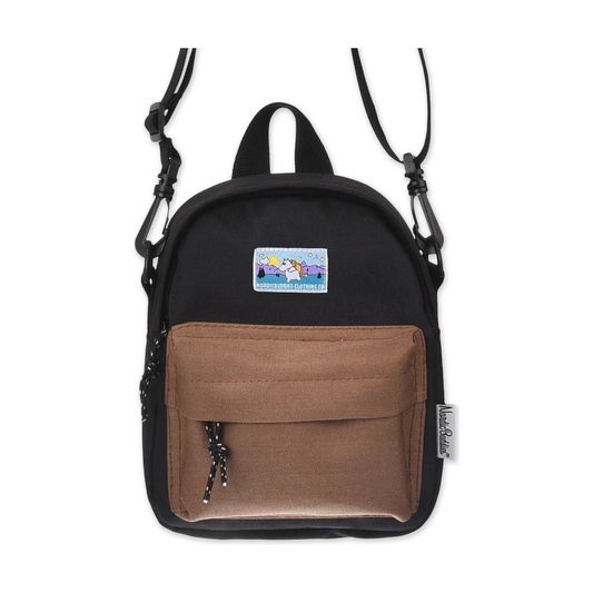 Moomintroll Adventure Cross Body Bag - Black and Brown