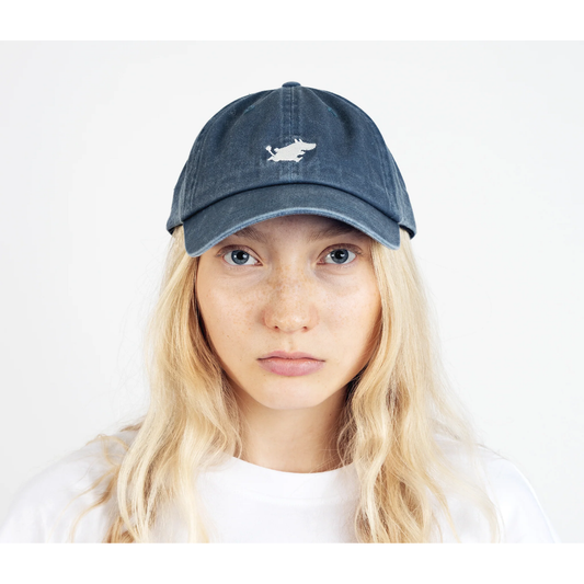 Moomintroll Washed Denim Adult Cap - Blue