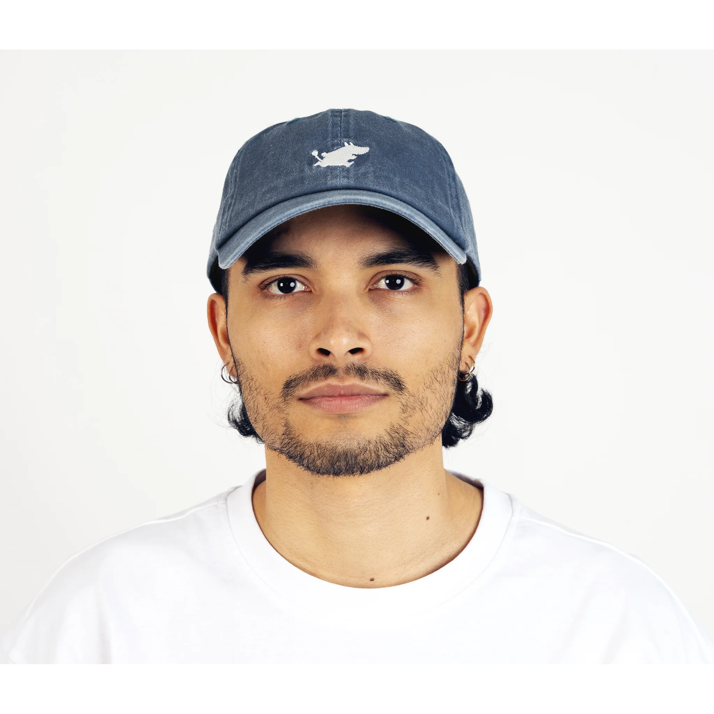 Moomintroll Washed Denim Adult Cap - Blue