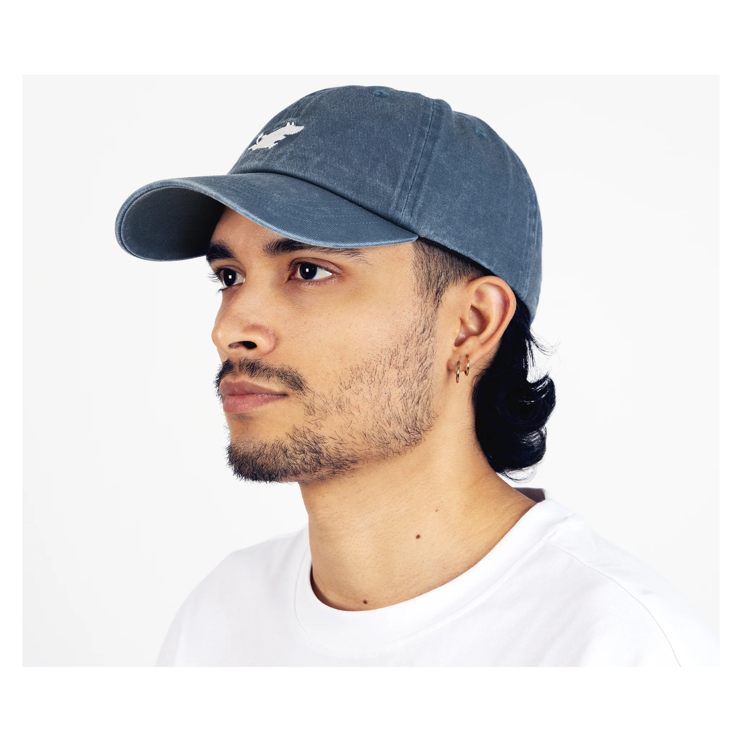Moomintroll Washed Denim Adult Cap - Blue