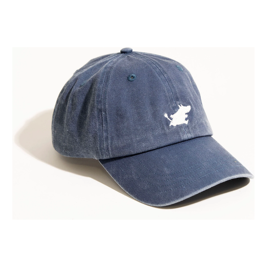 Moomintroll Washed Denim Adult Cap - Blue