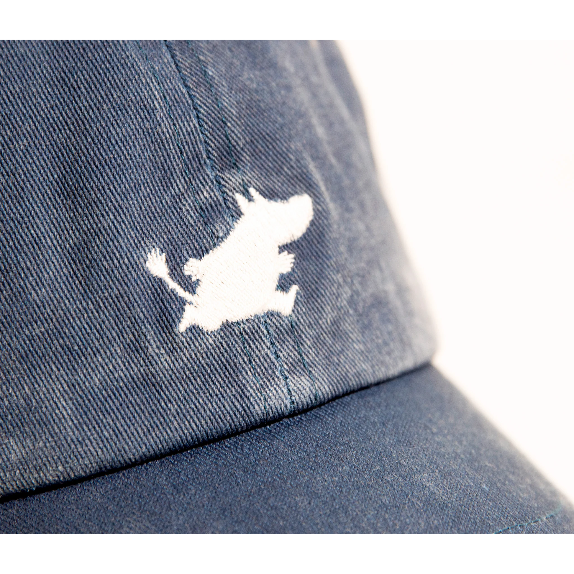 Moomintroll Washed Denim Adult Cap - Blue
