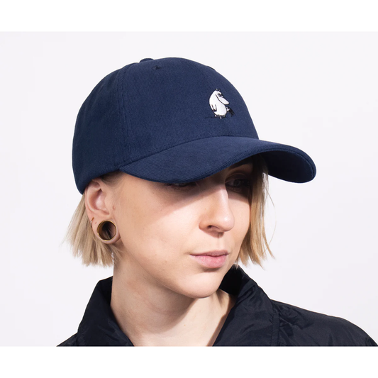 Moominpappa Corduroy Cap Adult - Navy