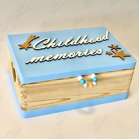 Memory Box "Childhood memories" - Light Blue - Kotikauppa