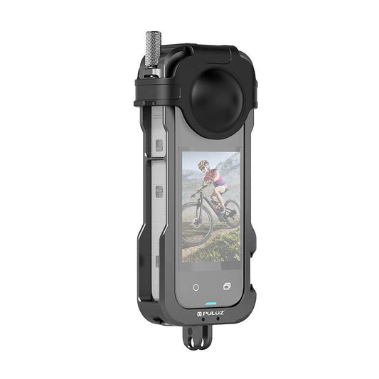 Metal Protective Cage With Lens Cover PULUZ for Insta360 X4 - Kotikauppa