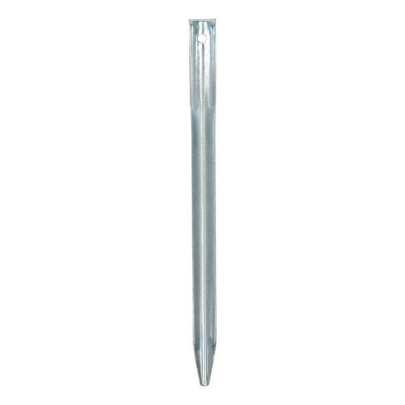 Metallinen puolipyöreä telttakiila 30cm 10 kpl sisään polyeteenipussissa - Kotikauppa