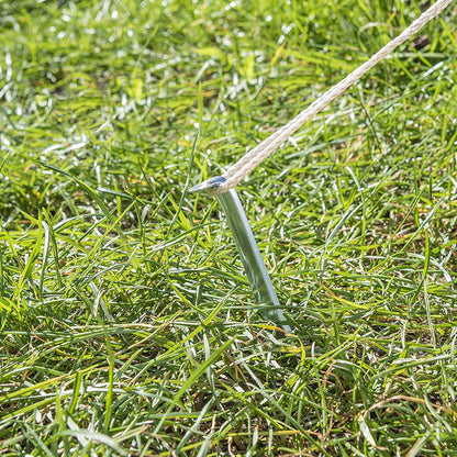 Metallinen puolipyöreä telttakiila 30cm 10 kpl sisään polyeteenipussissa - Kotikauppa