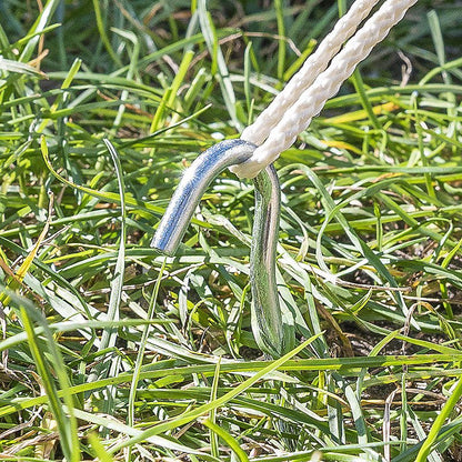 Metallinen telttakiila 25cm avosilmukalla 10 kpl sisään polyeteenipussissa - Kotikauppa