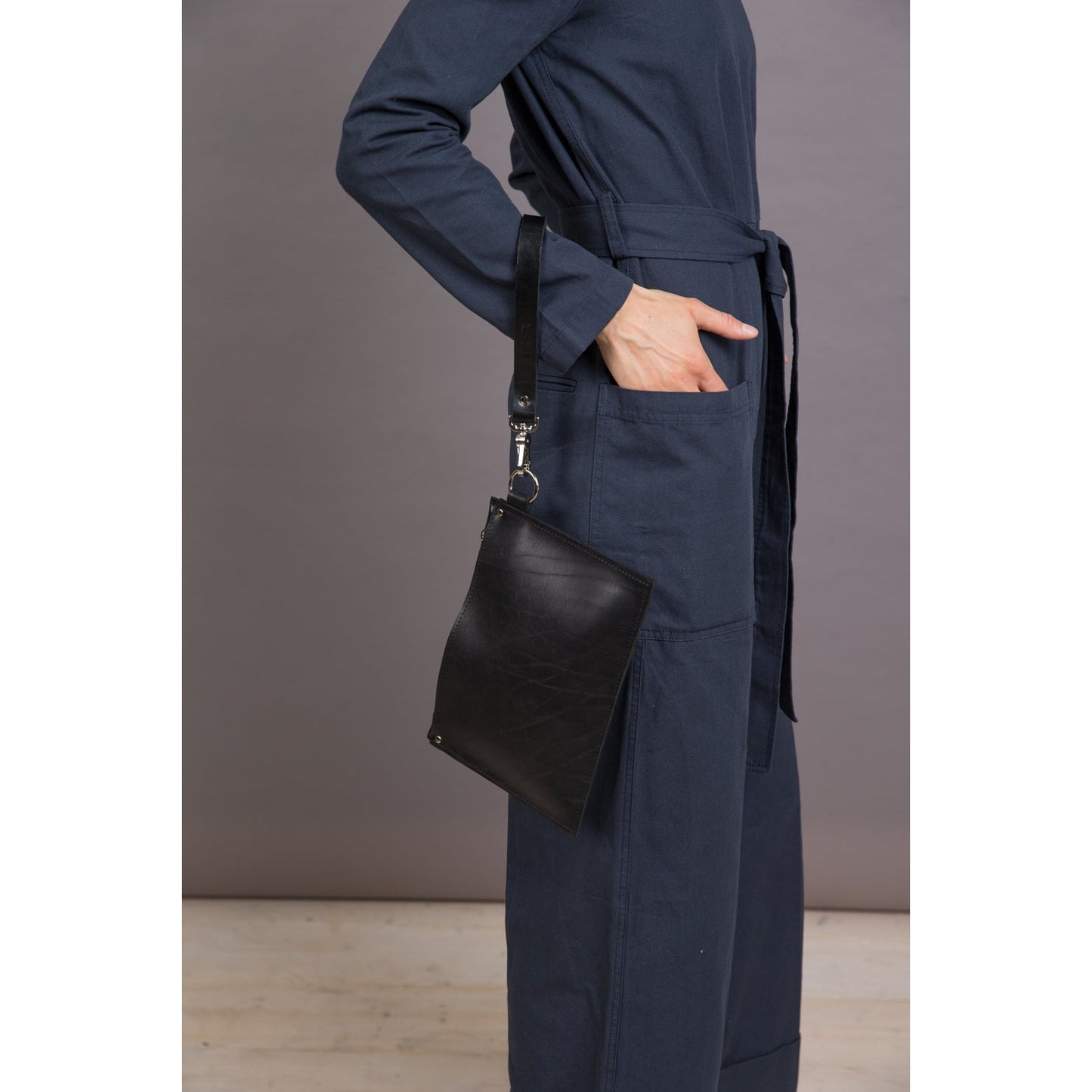 Clutch Nina With a Wrist Strap