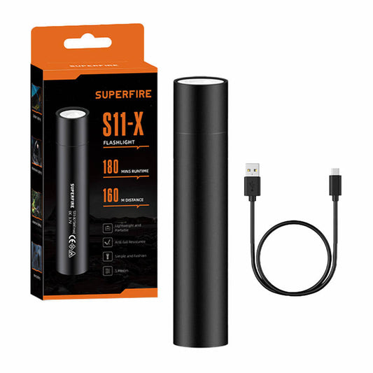 Minitaskulamppu Supfire S11-X, 700lm, USB - Kotikauppa