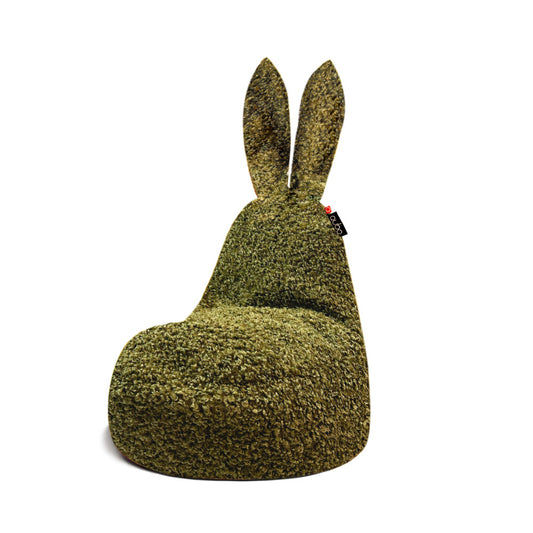 Säkkituoli Qubo™ Mommy Rabbit Cactus FLUFFY FIT - Kotikauppa