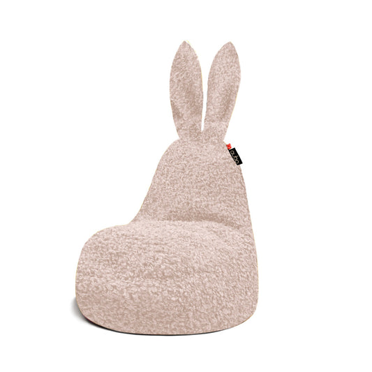 Säkkituoli Qubo™ Mommy Rabbit Powder FLUFFY FIT - Kotikauppa