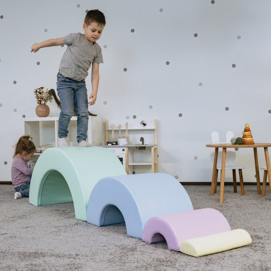 Montessori-pehmolelusetti - Sateenkaari