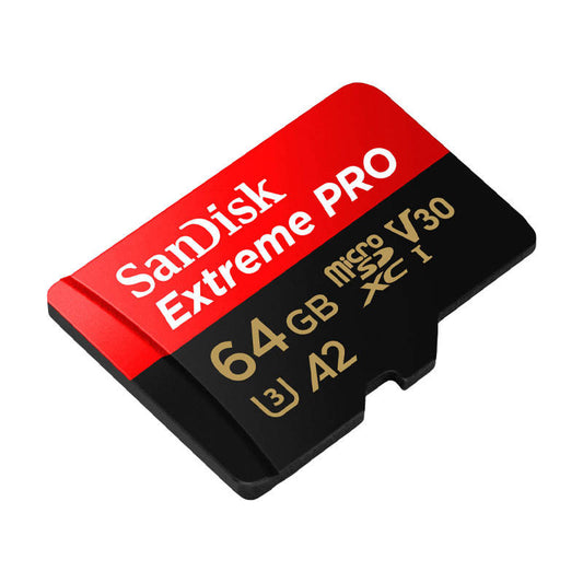 MuistikorttiSANDISK EXTREME PRO microSDXC 64GB 200/90 MB/s UHS-I U3 (SDSQXCU-064G-GN6MA) - Kotikauppa