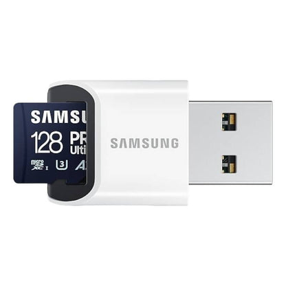 MuistikorttiSamsung microSDXC PRO Ultimate 128GB 200 MB/s UHS-I/U3 (MB-MY128SB/WW) - Kotikauppa