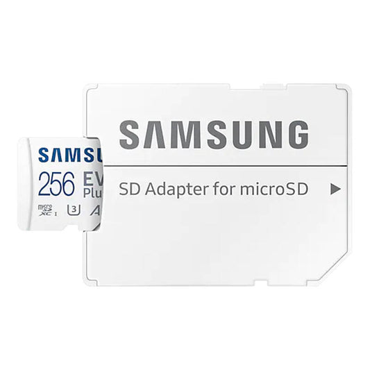 MuistikorttiSamsung microSD MB-MC256SA EU EVO Plus 256GB + adapter - Kotikauppa